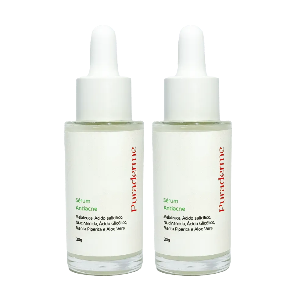 2 Séruns Antiacne Puraderme (30 g cada)